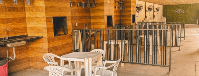 Espaço para eventos no Meier.