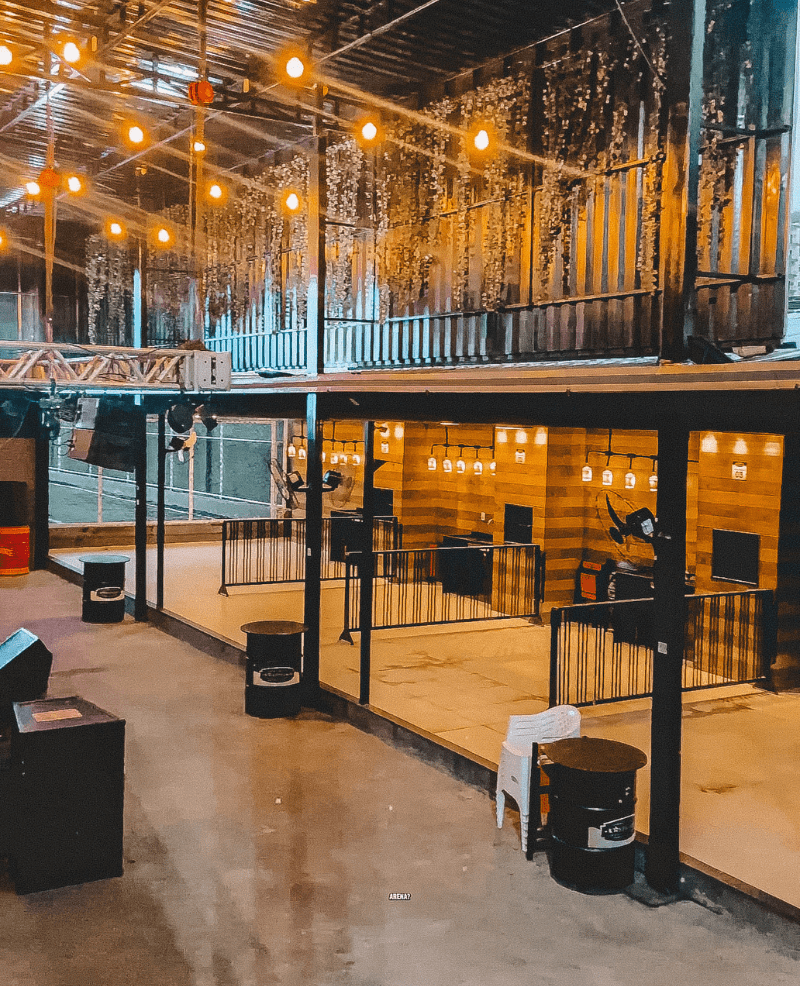Espaço para eventos no Meier.